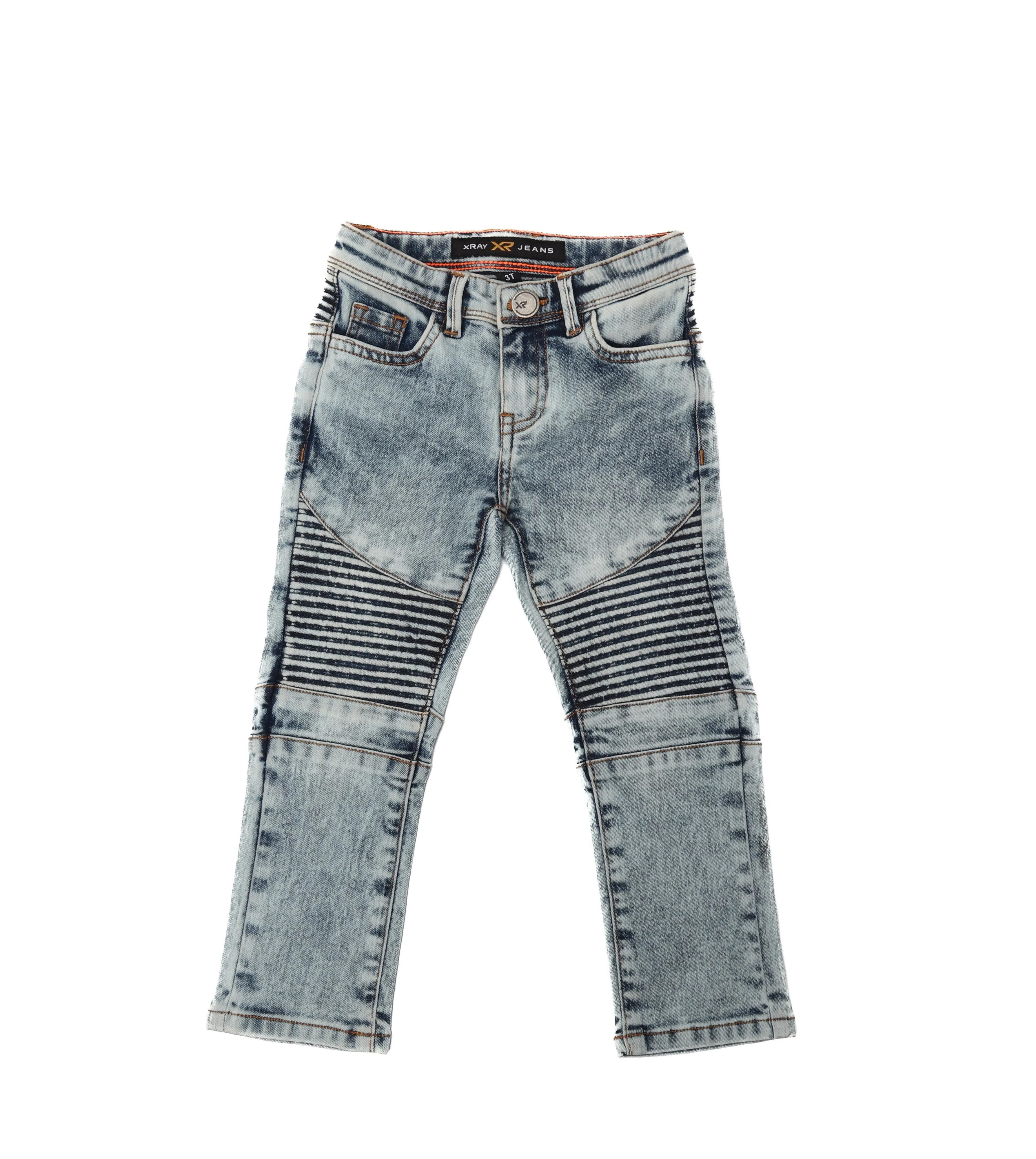 X RAY Baby Boy's Elastic Waist Inside Toddler Jeans